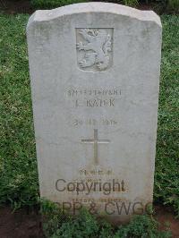 Dar Es Salaam War Cemetery - Raick, Felix Francois Joseph